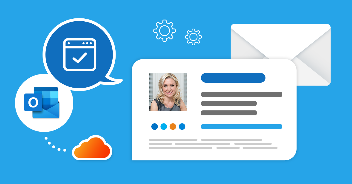 Set up email signatures Outlook 365 